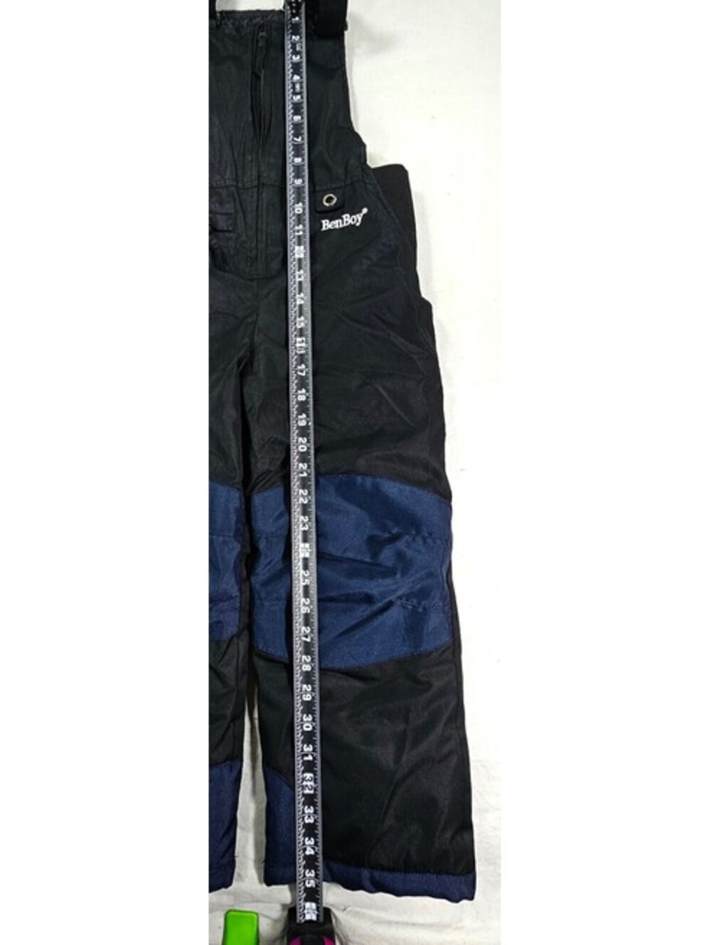 BenBoy Kids Snow Bib Overalls 5T Black Navy Insulated Ski Snow Pants Winter - Picture 7 of 7
